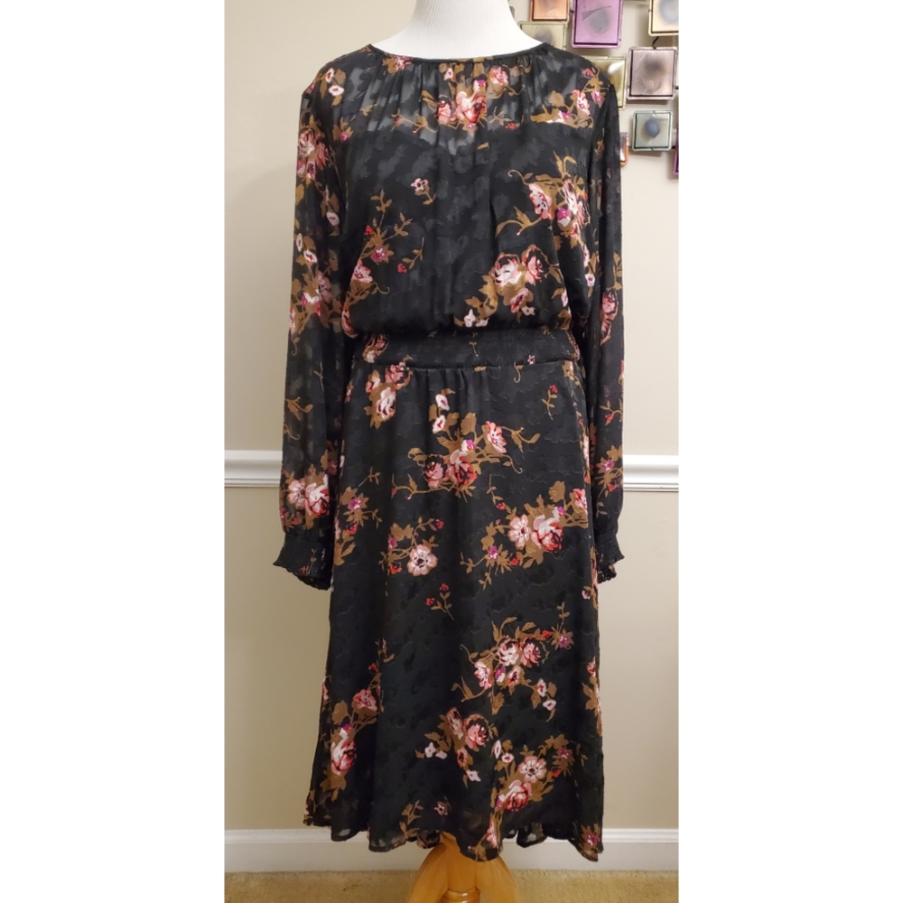 Lane Bryant Floral High/Low Dress